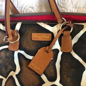 AUTHENTIC Dooney and Bourke giraffe print purse